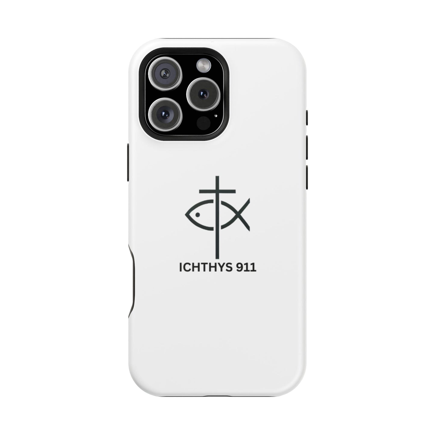 Stylish Magnetic Tough Case with Ichthys Design - Durable & Protective Phone Accessory