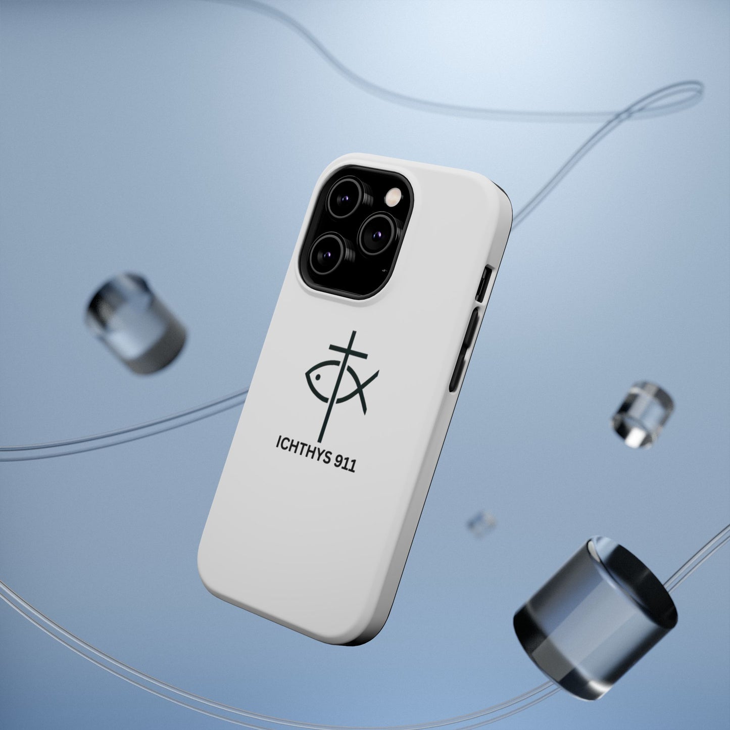 Stylish Magnetic Tough Case with Ichthys Design - Durable & Protective Phone Accessory