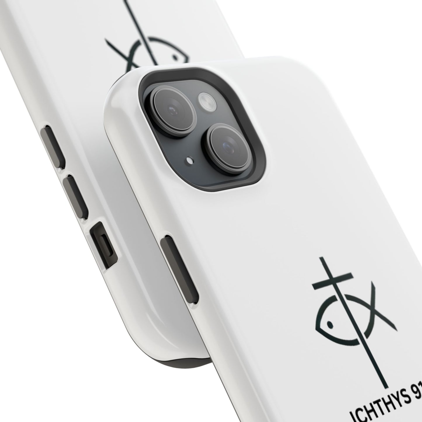 Stylish Magnetic Tough Case with Ichthys Design - Durable & Protective Phone Accessory