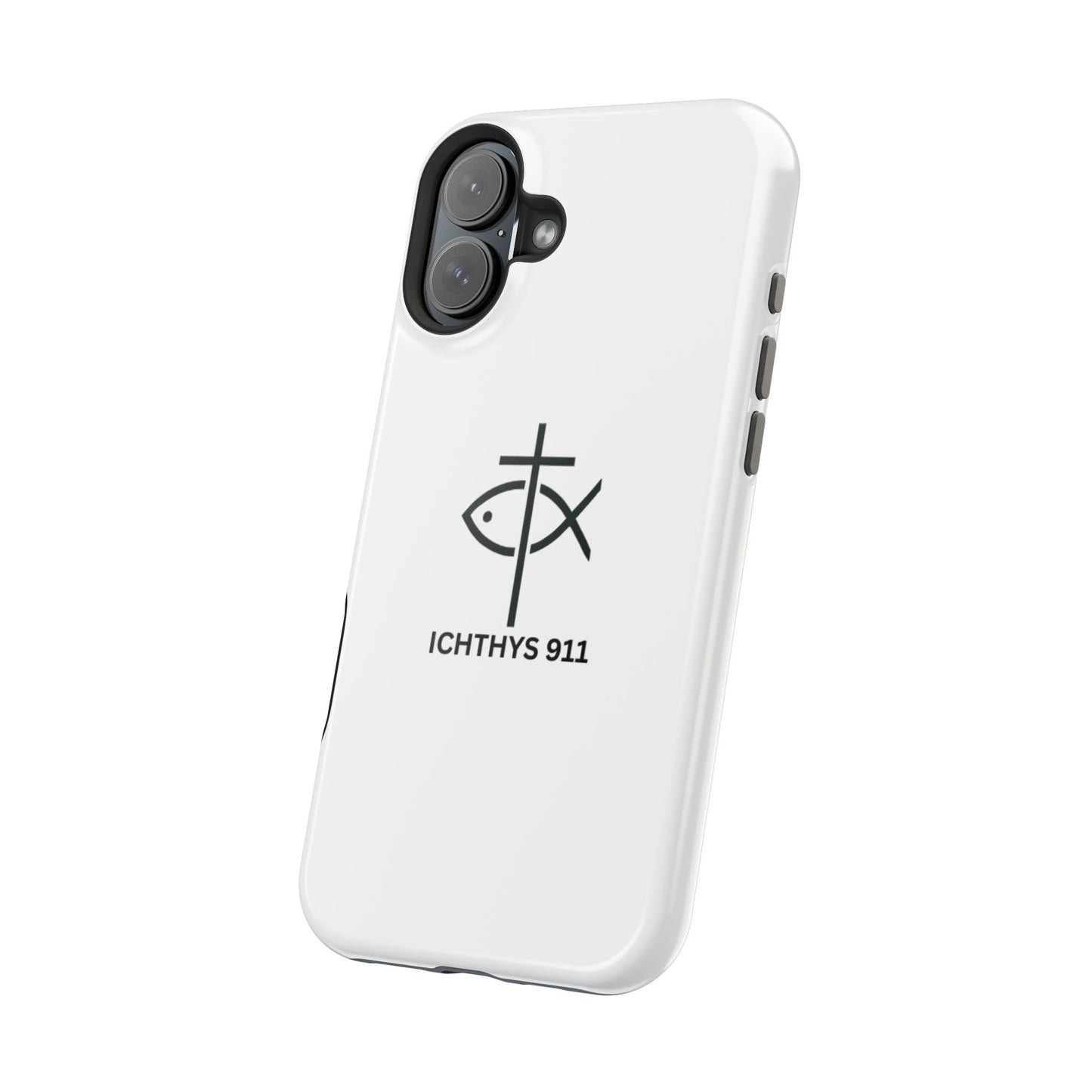 Stylish Magnetic Tough Case with Ichthys Design - Durable & Protective Phone Accessory