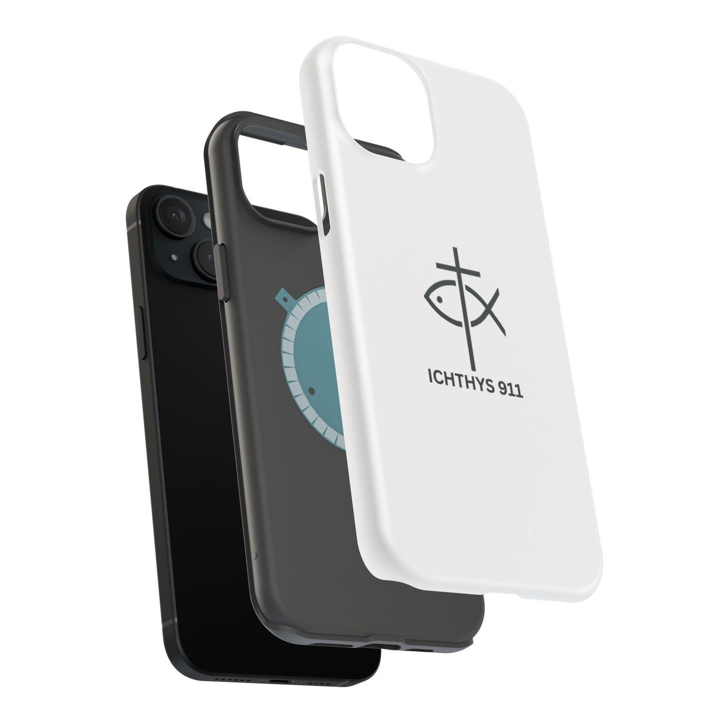 Stylish Magnetic Tough Case with Ichthys Design - Durable & Protective Phone Accessory
