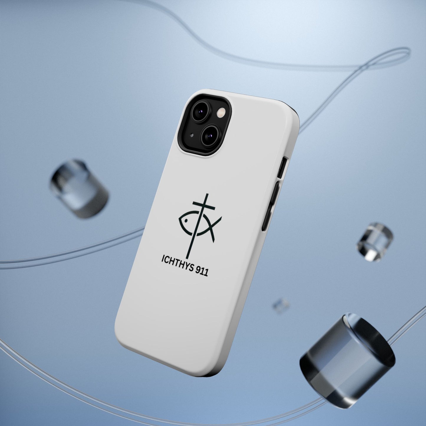 Stylish Magnetic Tough Case with Ichthys Design - Durable & Protective Phone Accessory