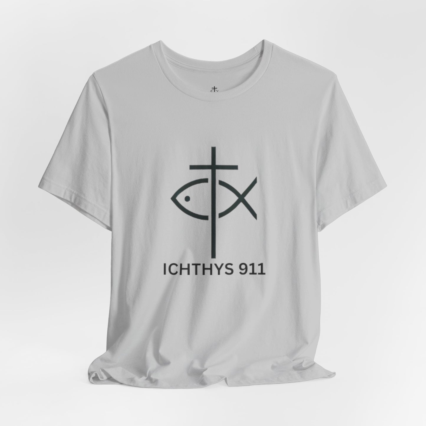 ICHTHYS 911 - Lightweight fabric - Unisex - 100% Airlume combed and ring-spun cotton - Light weight T-Shirt - Faith & Strength