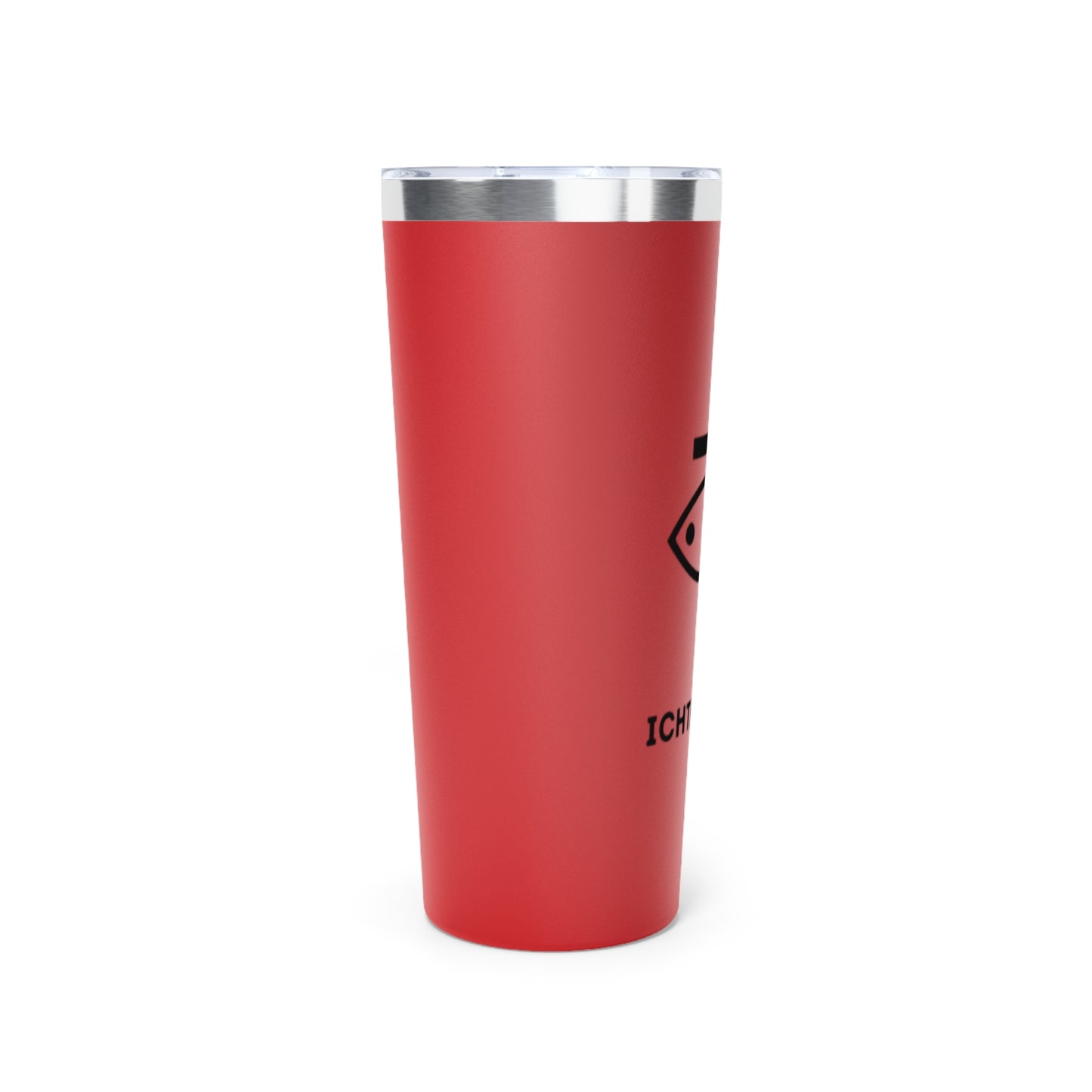 Faith-Inspired Copper Vacuum Insulated Tumbler - 22oz with ICHTHYS 911 Design
