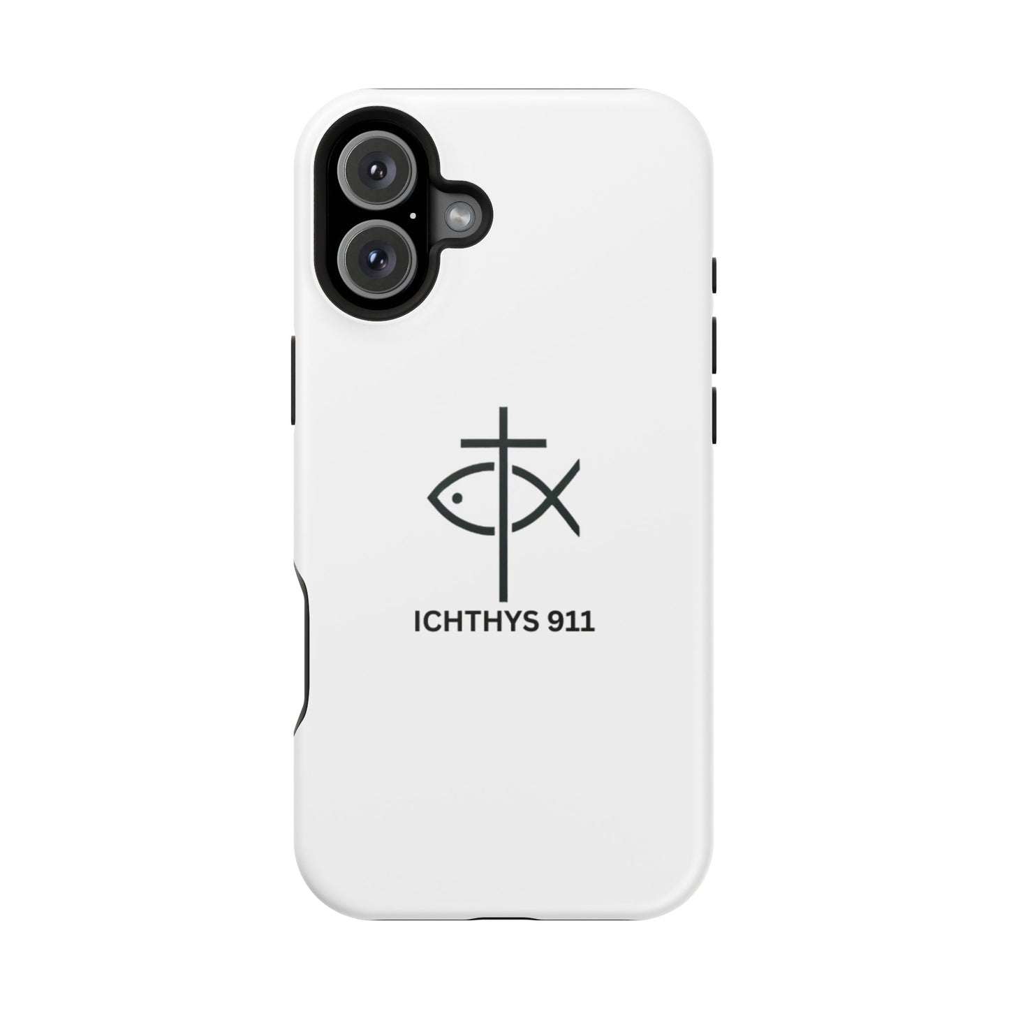 Stylish Magnetic Tough Case with Ichthys Design - Durable & Protective Phone Accessory