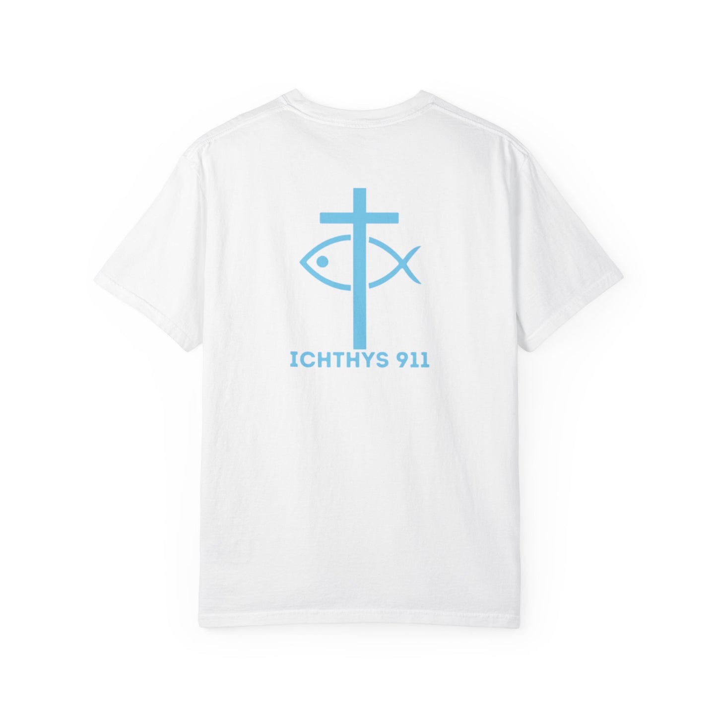 13th Disciple - Blue Font - Unisex Garment Dyed T-Shirt - 100% US Cotton - Men T-Shirt - Christian Women Tee - Faith-Inspired Shirt - Christian Fashion - Wear Your Faith - Additional Colors Added