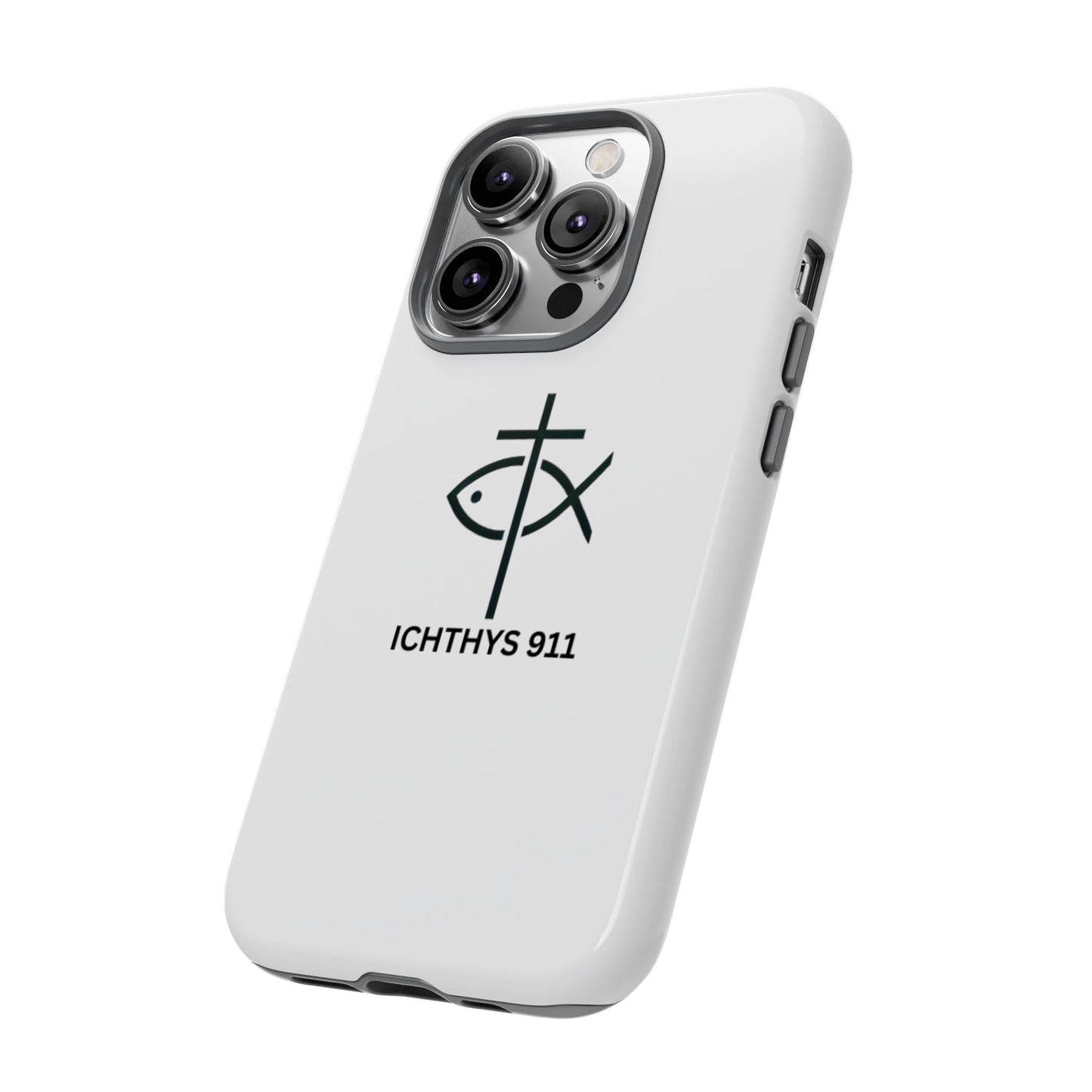 Christian Faith iPhone Case - ICHTHYS 911 Tough Phone Case