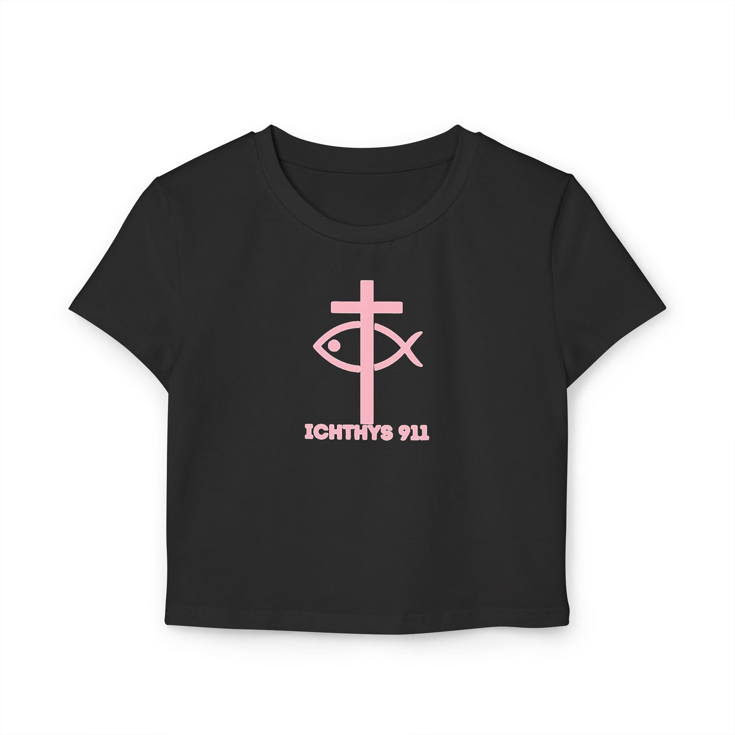 Faith Hope Love Women's Baby Tee - Inspirational Graphic Crop Top