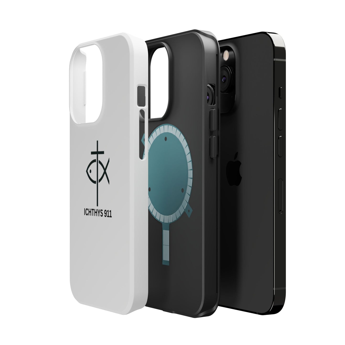 Stylish Magnetic Tough Case with Ichthys Design - Durable & Protective Phone Accessory