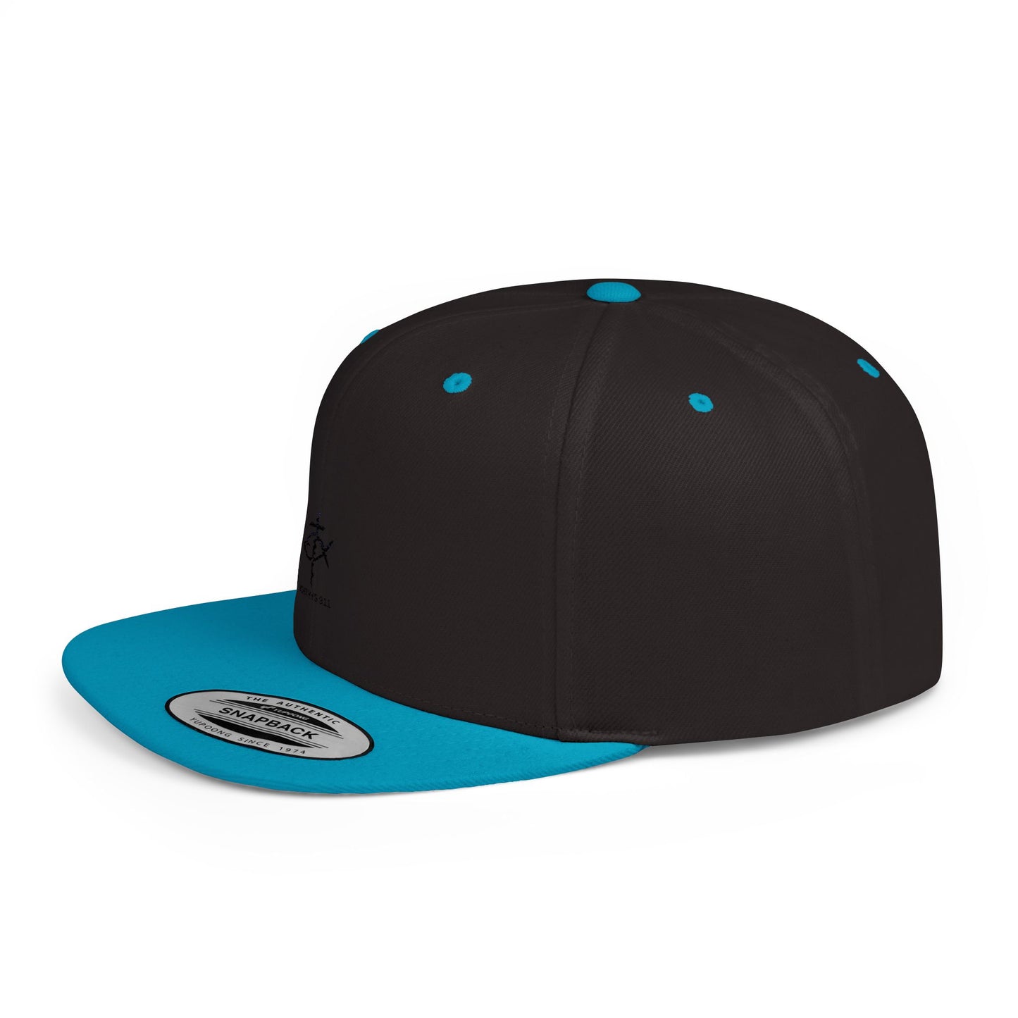 Stylish Ichthys 911 Flat Bill Snapback Cap - Perfect for Casual Wear and Faith-Based Events