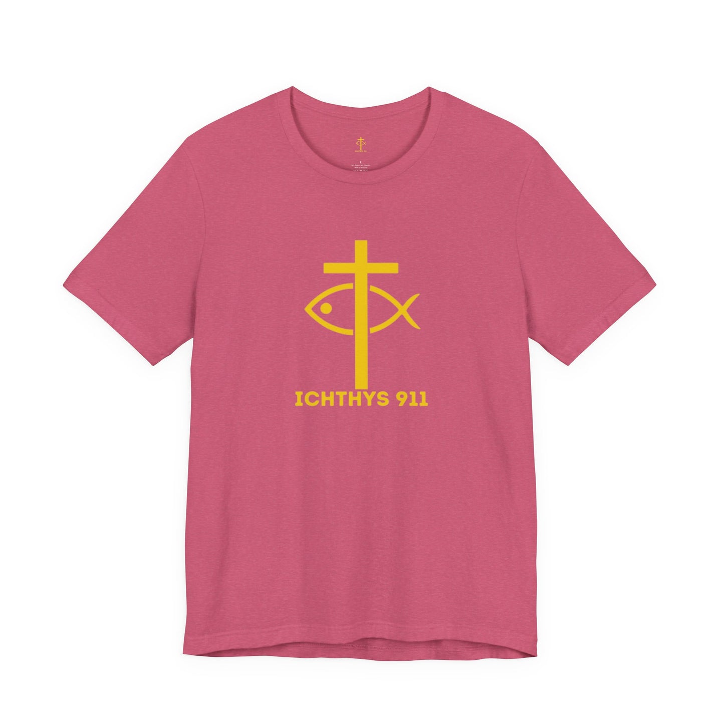 "Roll With God" - Unisex T- Shirt - Lightweight 100% Cotton - Summer T - Arm Form Fitting - Men T- Shirt - Women T-Shirt - Christian T-Shirt - Love Like Jesus - ICHTHYS 911 Design