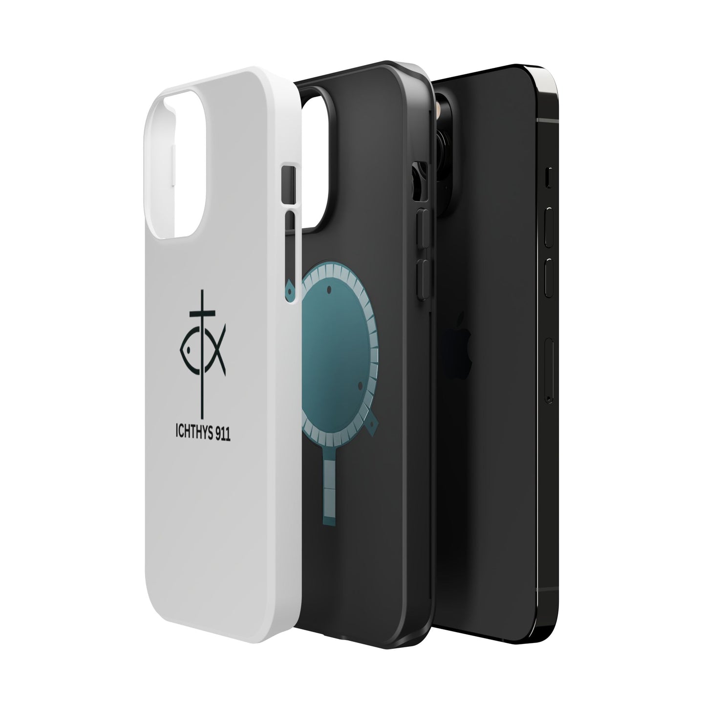 Stylish Magnetic Tough Case with Ichthys Design - Durable & Protective Phone Accessory