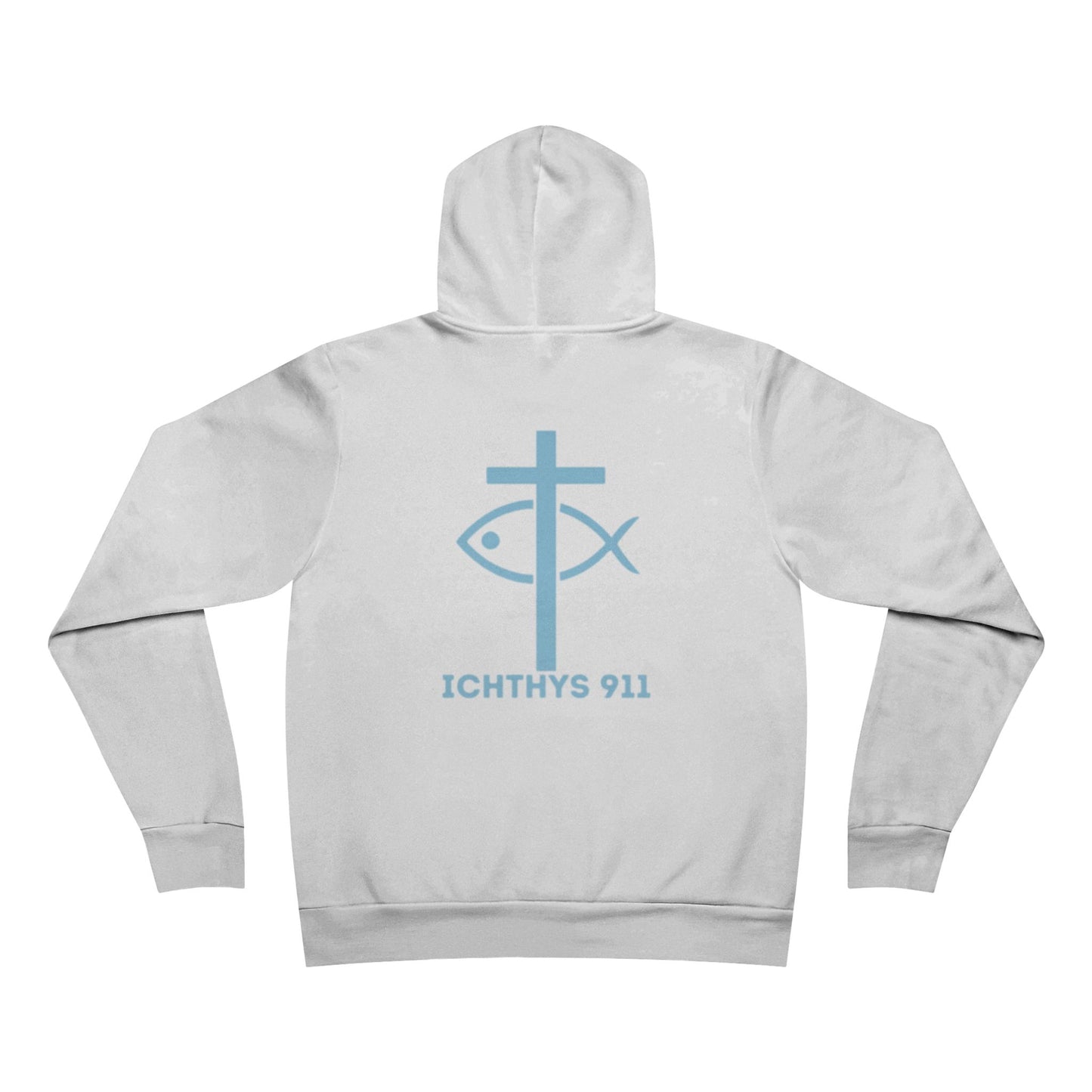 Minimalist Unisex Hoodie with Inspirational Logo