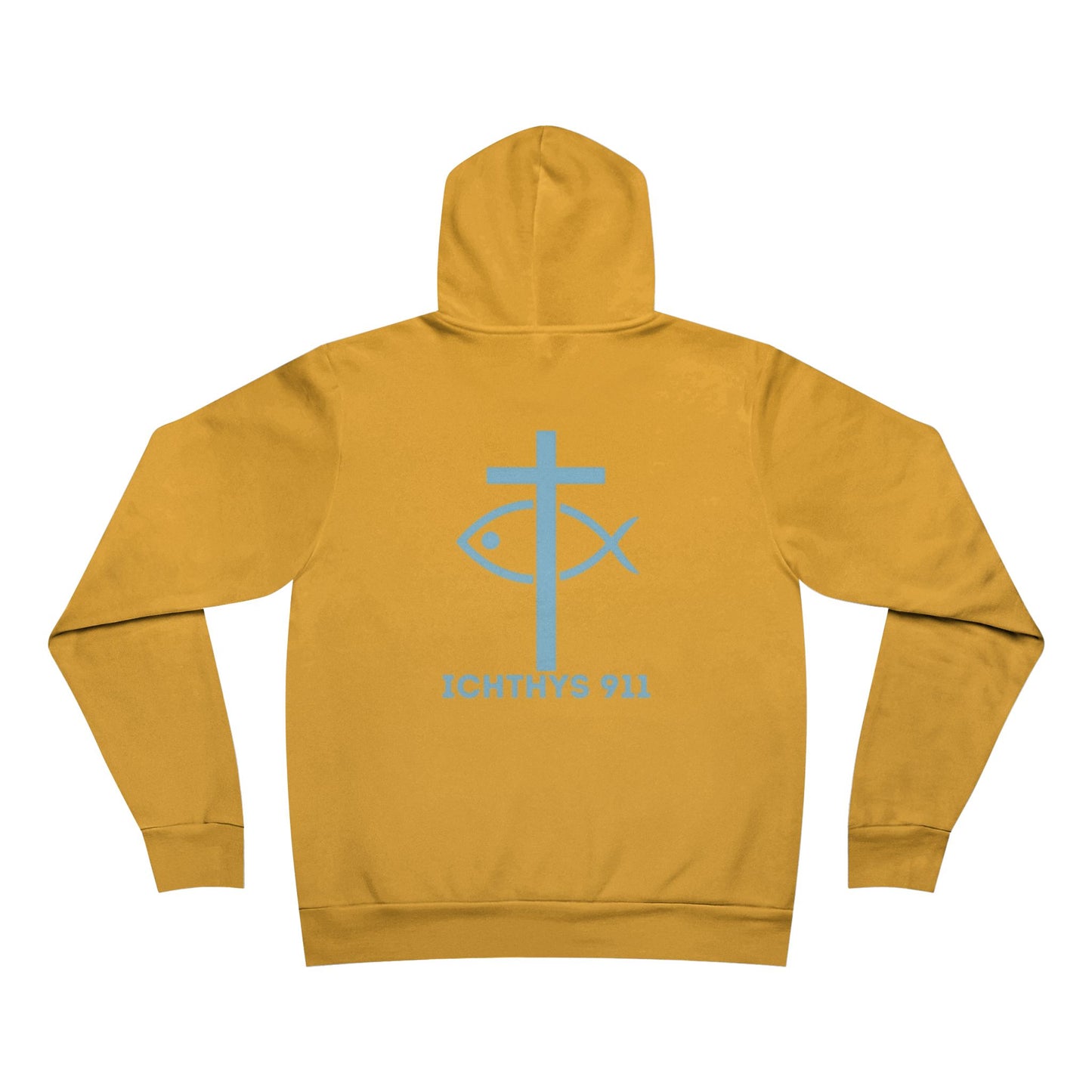 Minimalist Unisex Hoodie with Inspirational Logo
