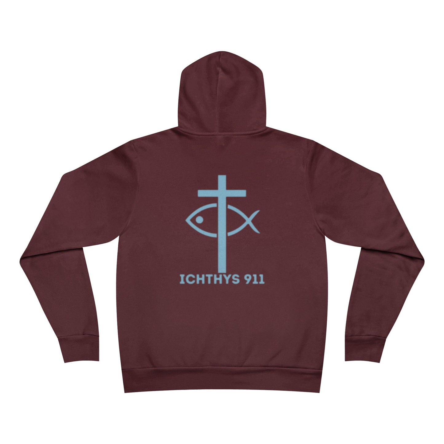 Minimalist Unisex Hoodie with Inspirational Logo