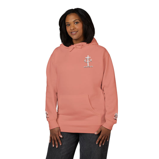 ICHTHYS 911 Embroidery Hoodie Pullover - Unsex - Elevated Embroider Gift for Her or Him - Christian Wear