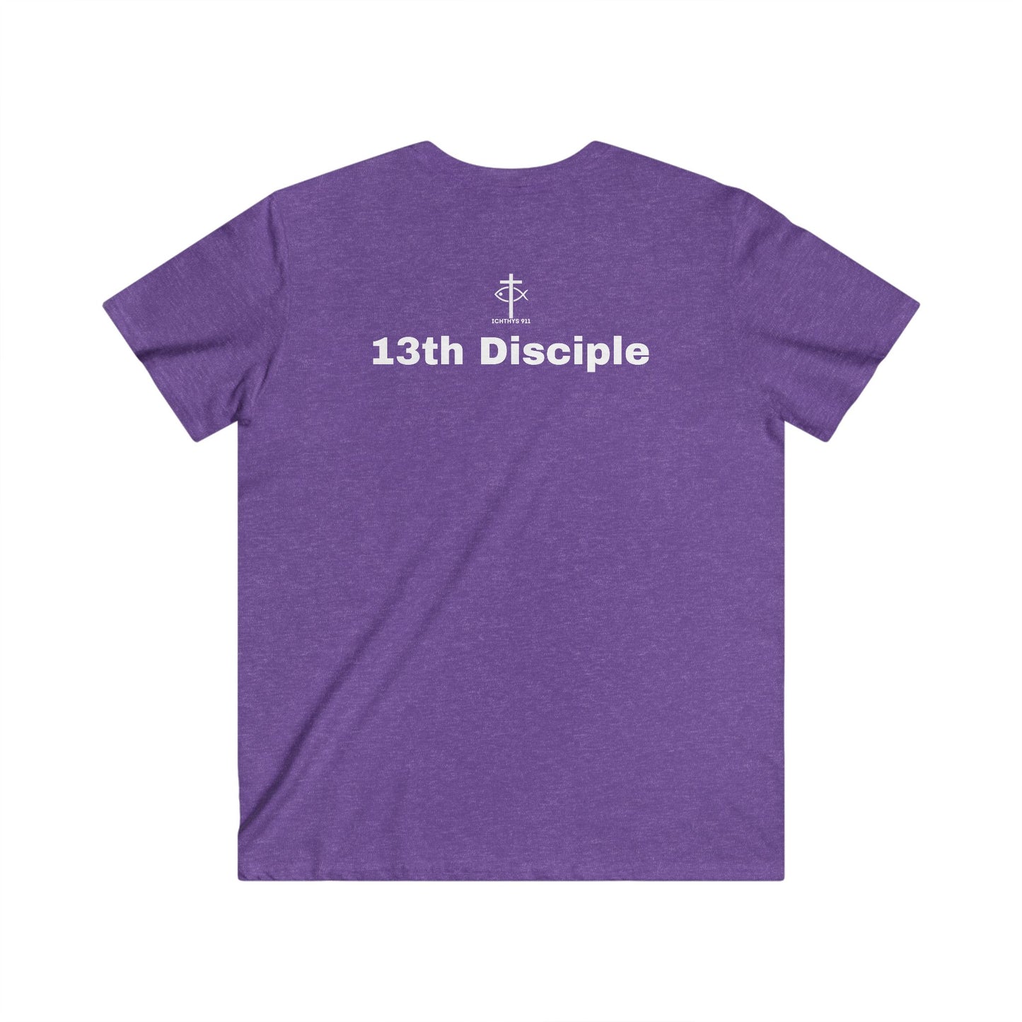 13th Disciple - White Font - Christian Streetwear T-Shirt / Sweatshirt – Jesus Gym & Faith Fashion, Unisex Garment-Dyed T-Shirt - Unisex T-Shirt, Men T-Shirt