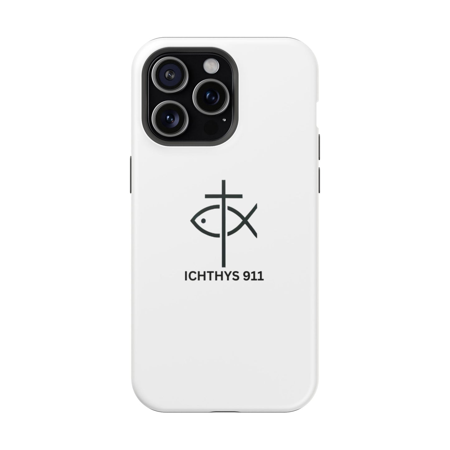 Stylish Magnetic Tough Case with Ichthys Design - Durable & Protective Phone Accessory