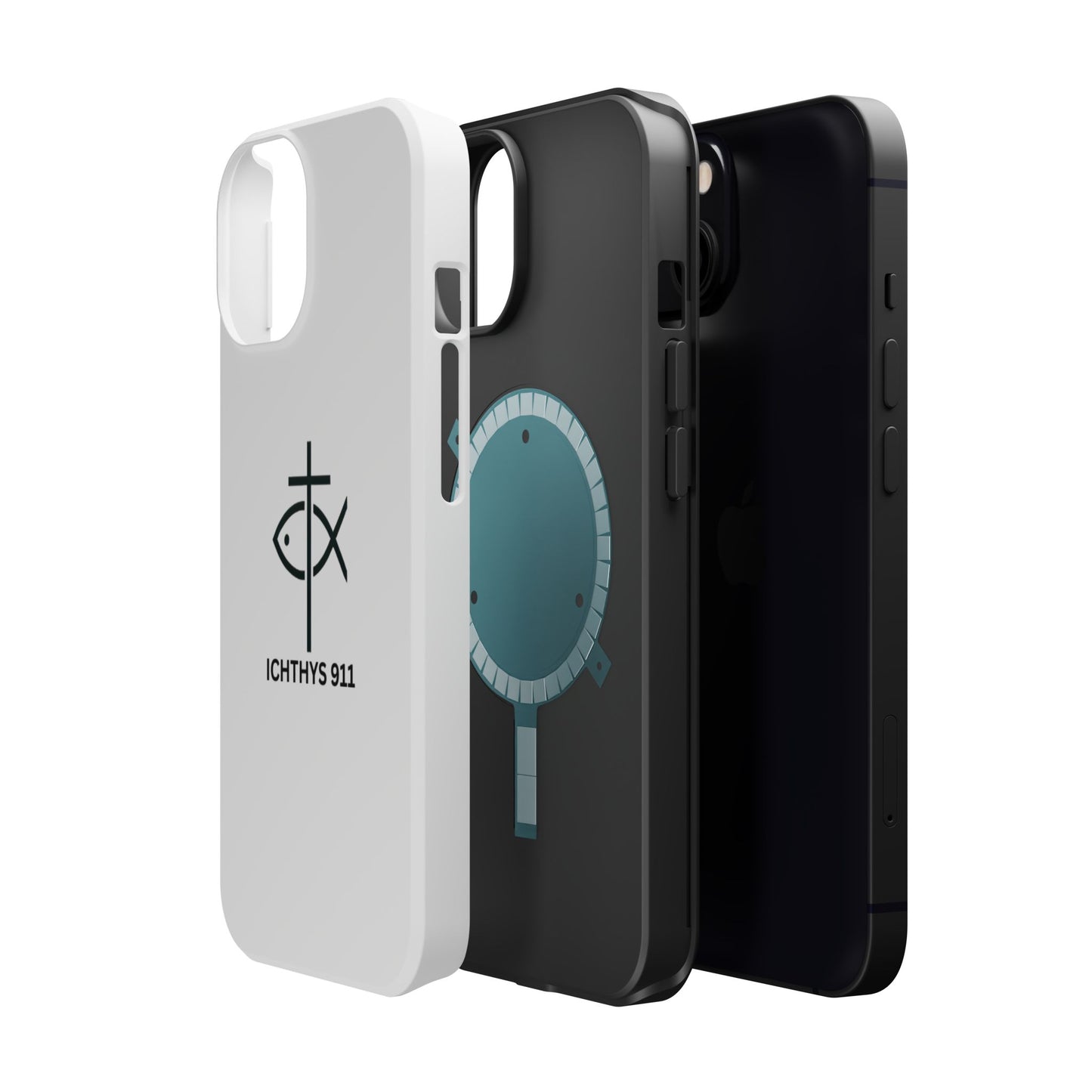 Stylish Magnetic Tough Case with Ichthys Design - Durable & Protective Phone Accessory