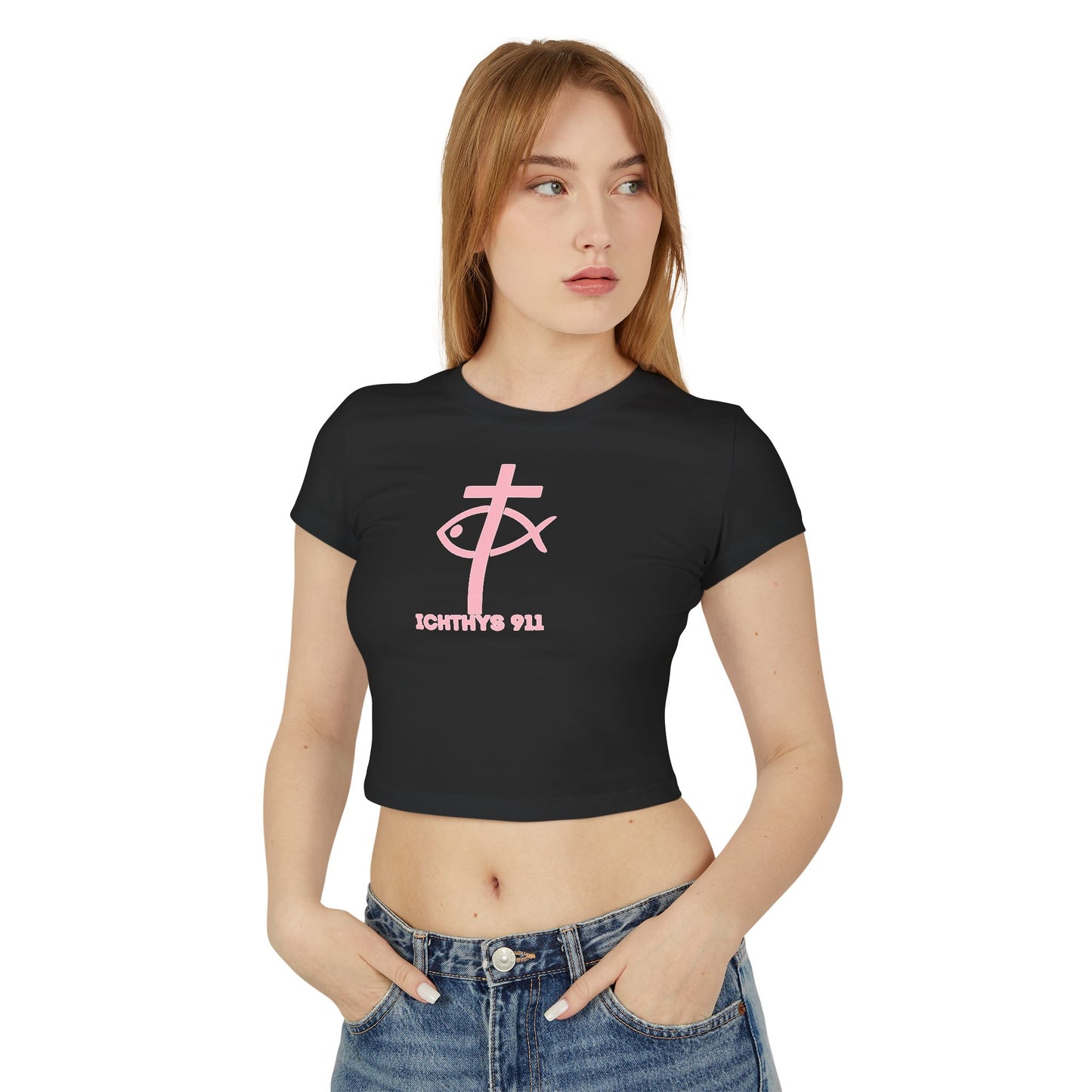 Faith Hope Love Women's Baby Tee - Inspirational Graphic Crop Top
