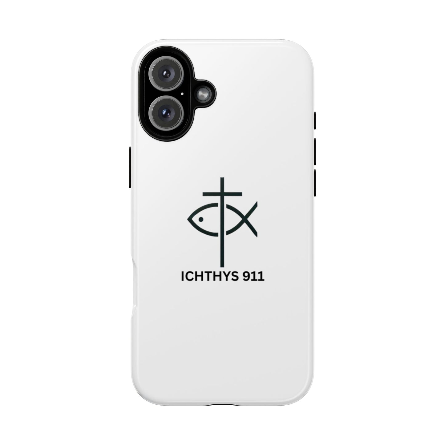 Christian Faith iPhone Case - ICHTHYS 911 Tough Phone Case