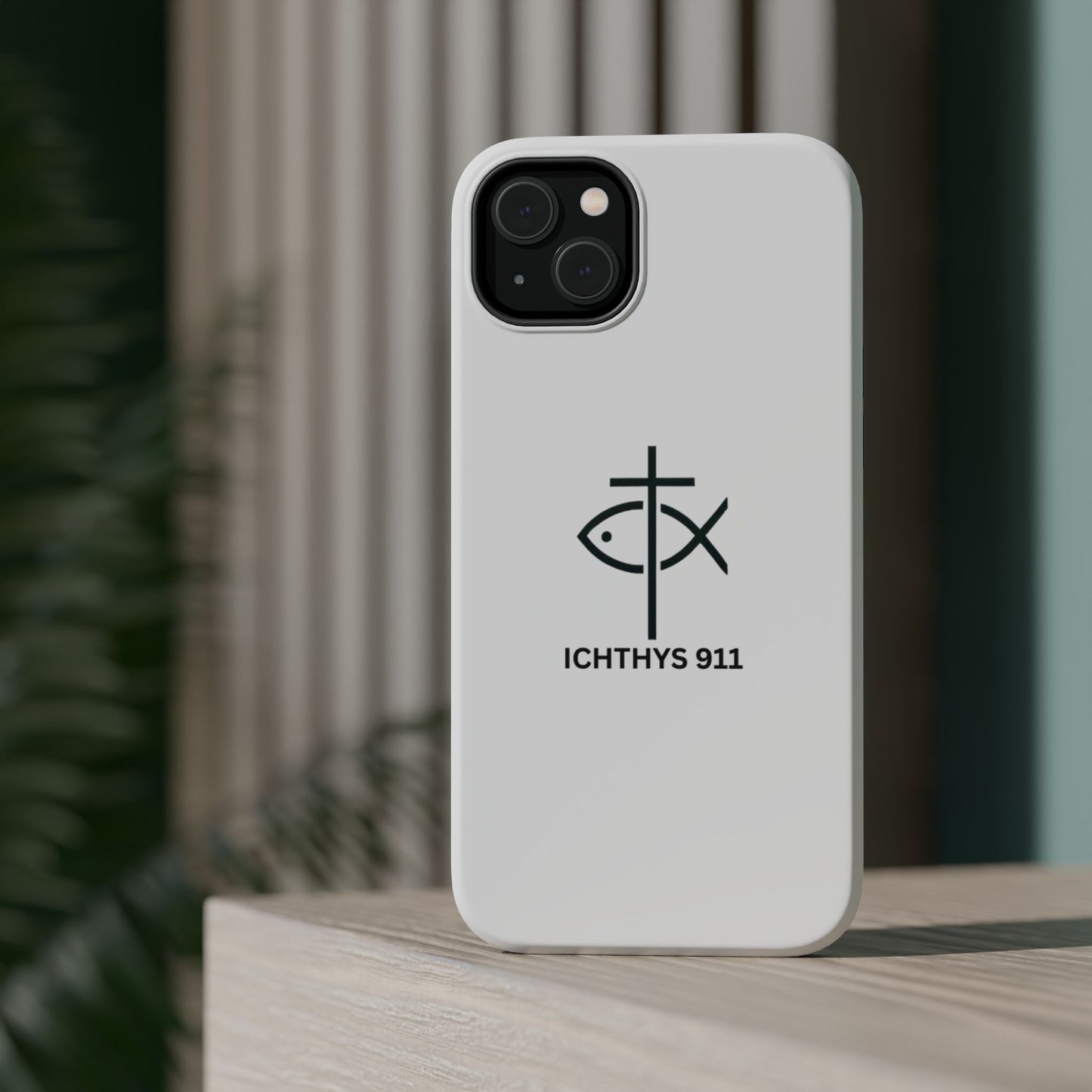 Stylish Magnetic Tough Case with Ichthys Design - Durable & Protective Phone Accessory