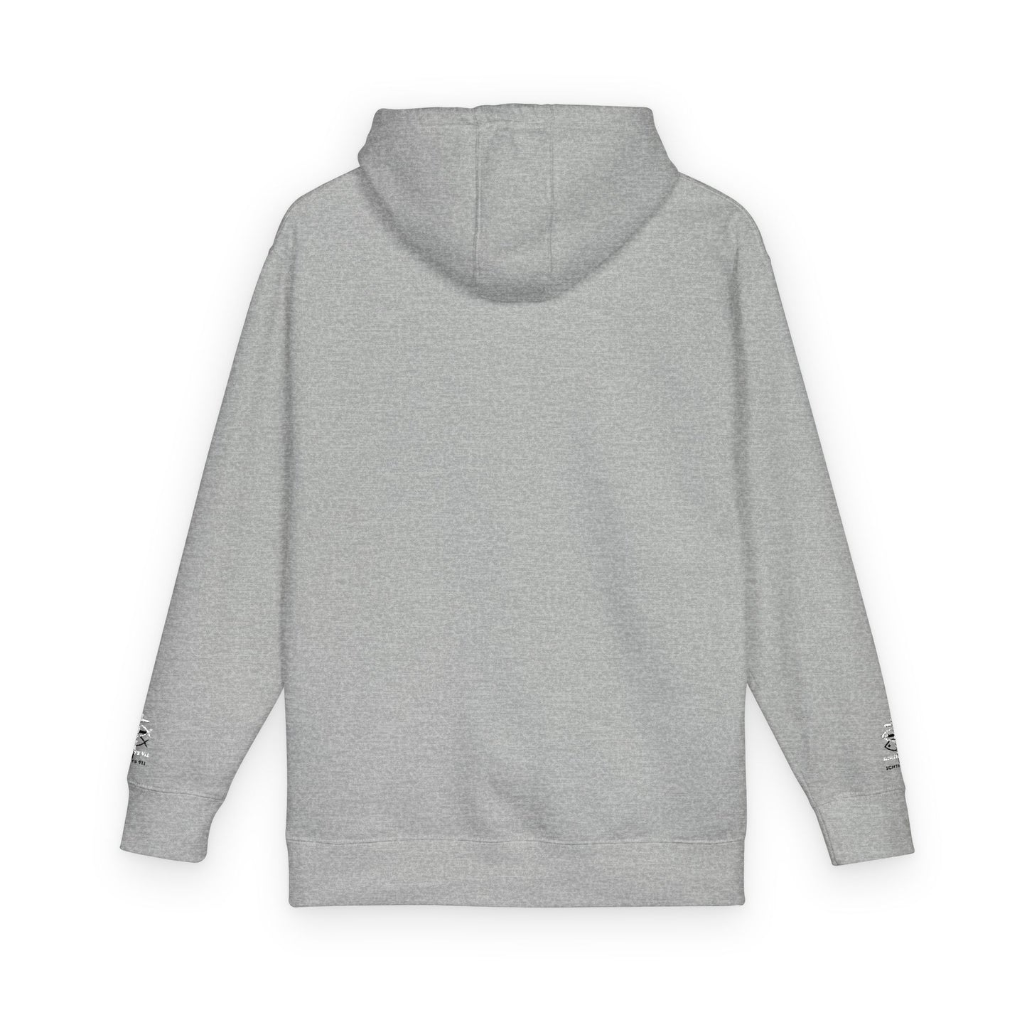 ICHTHYS 911 Embroidery Hoodie Pullover - Unsex - Elevated Embroider Gift for Her or Him - Christian Wear