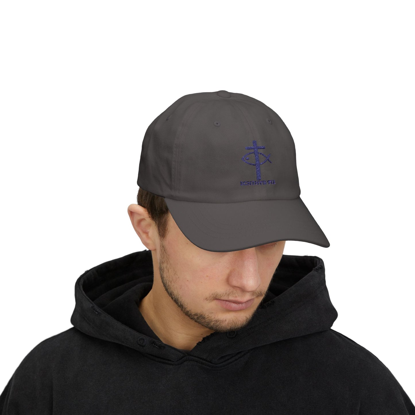 ICHTHYS 911 Classic Dad Cap - Faith-Inspired Adjustable Hat - Soft Hat - Adjustable Strap - Wear Your Faith - Unisex
