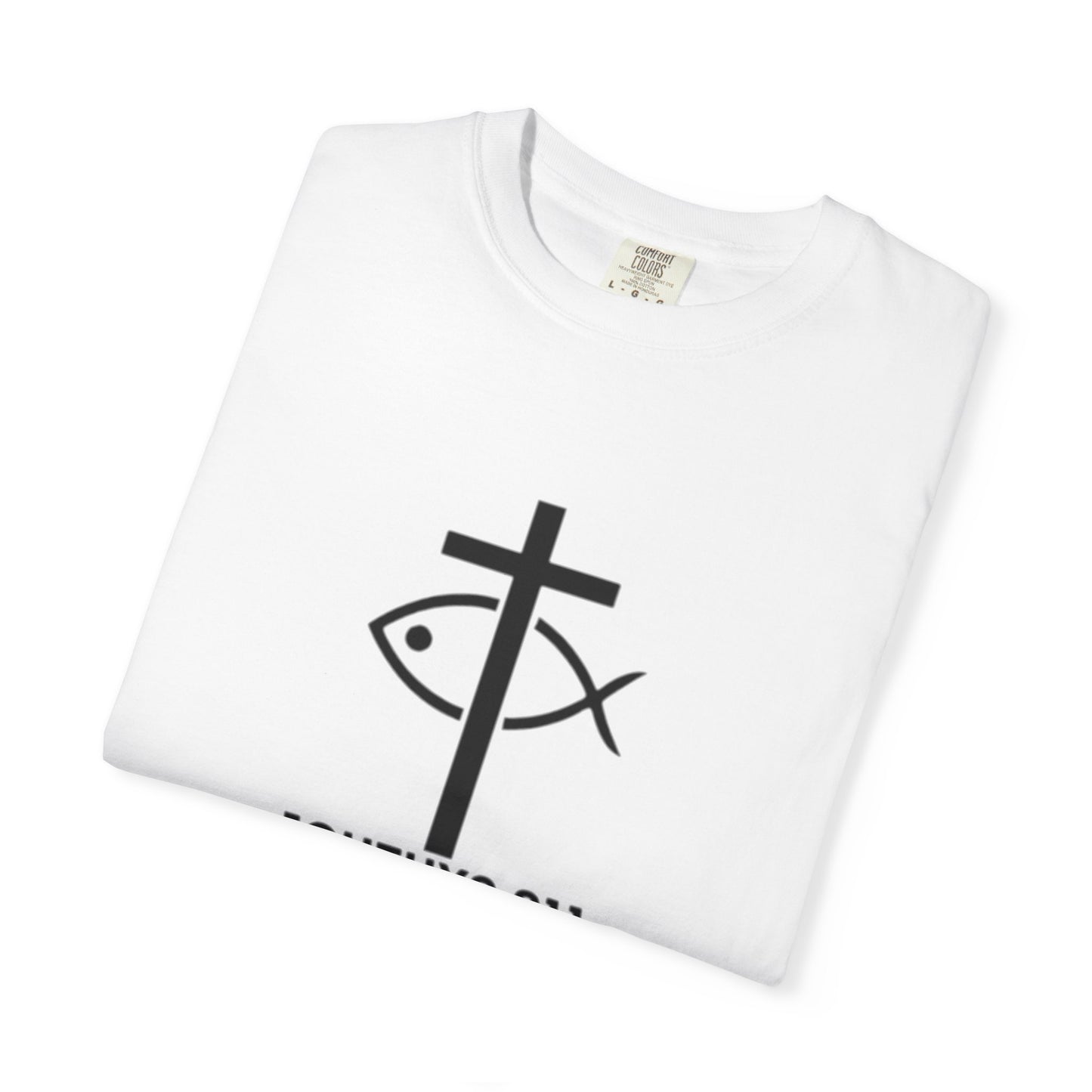 "13th Disciple" - Collection - Unisex - Women T- Shirt - Men T-Shirt - Christian Garment-Dyed T-Shirt - Faith Fashion - ICHTHYS 911 - Black Font