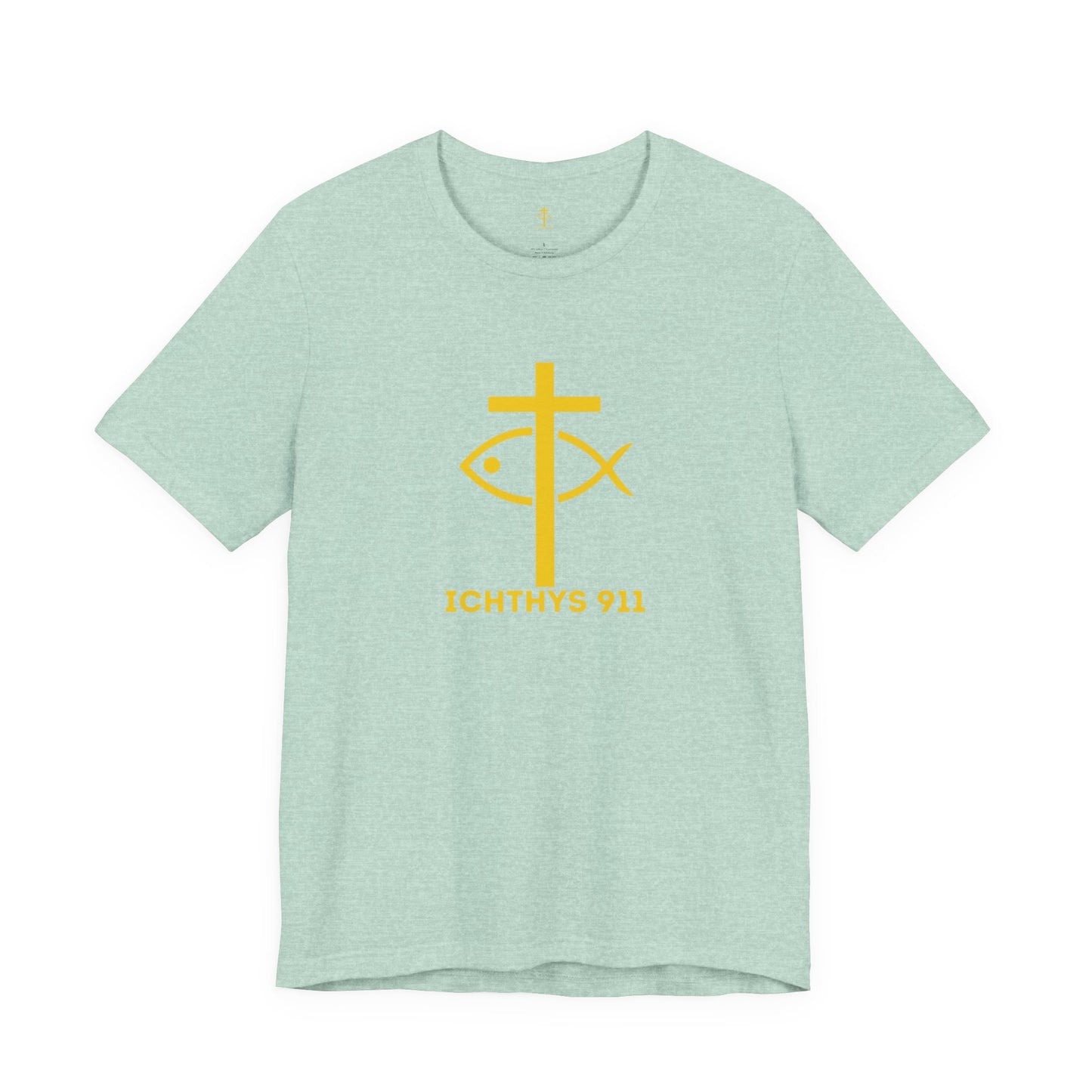 "Roll With God" - Unisex T- Shirt - Lightweight 100% Cotton - Summer T - Arm Form Fitting - Men T- Shirt - Women T-Shirt - Christian T-Shirt - Love Like Jesus - ICHTHYS 911 Design