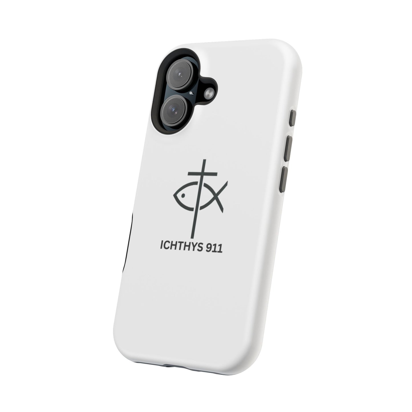 Stylish Magnetic Tough Case with Ichthys Design - Durable & Protective Phone Accessory