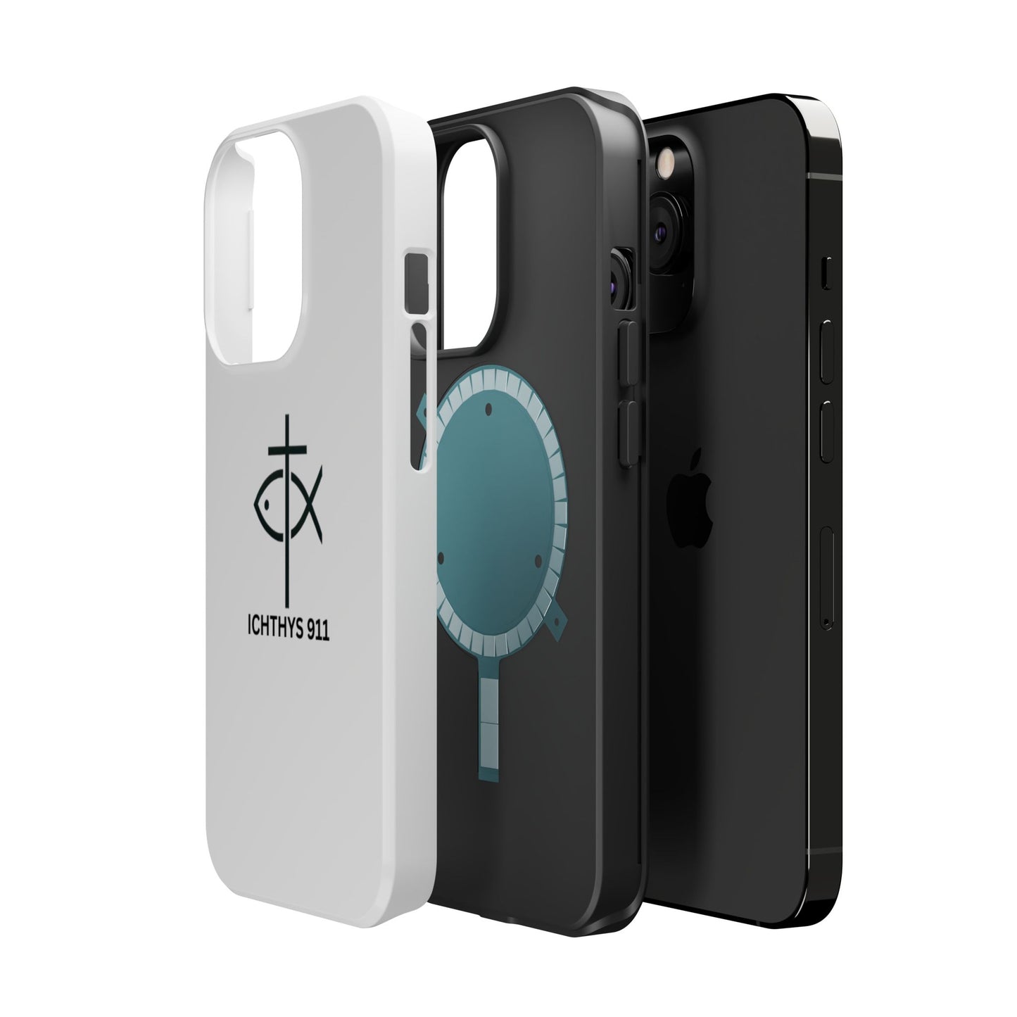 Stylish Magnetic Tough Case with Ichthys Design - Durable & Protective Phone Accessory