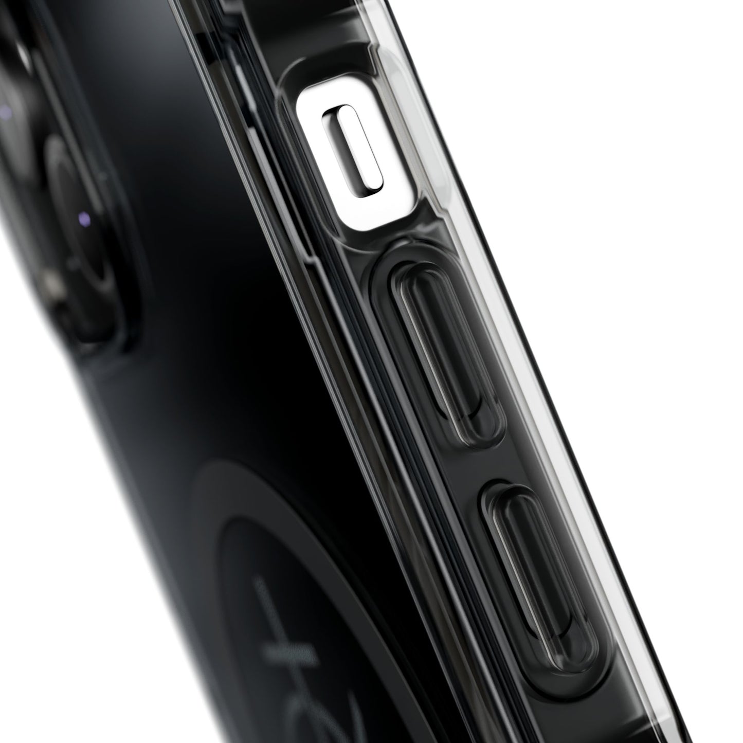 Magnetic Clear Case with Faith Symbol - Durable iPhone Protection