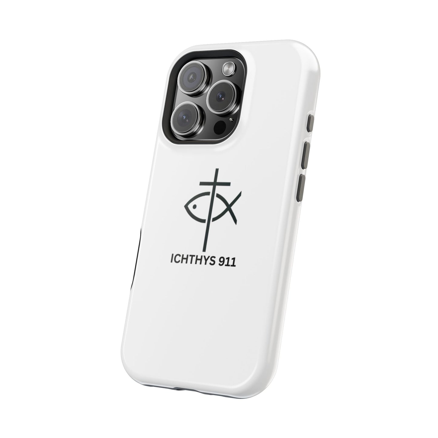 Stylish Magnetic Tough Case with Ichthys Design - Durable & Protective Phone Accessory