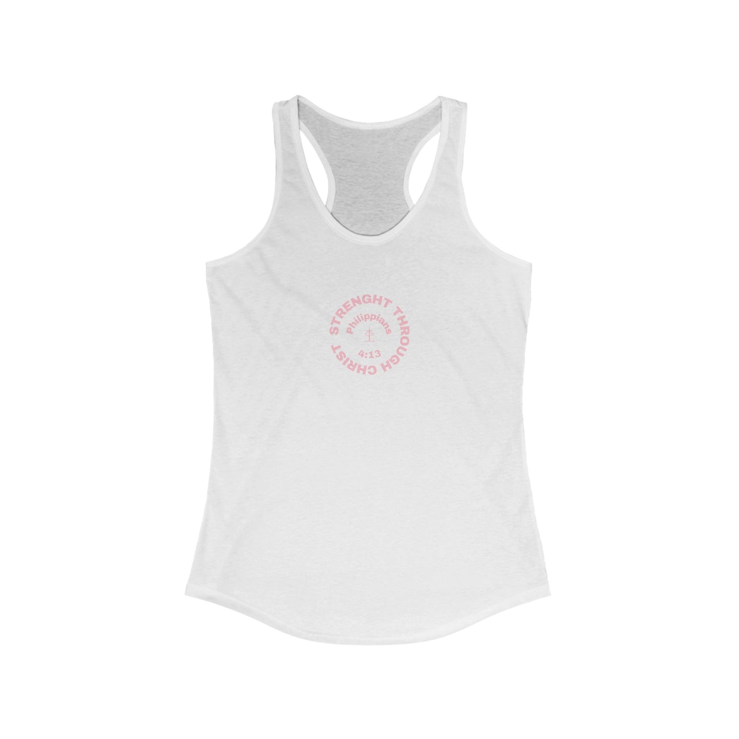 Women’s Racerback Tank Top - Strength Through Challenge