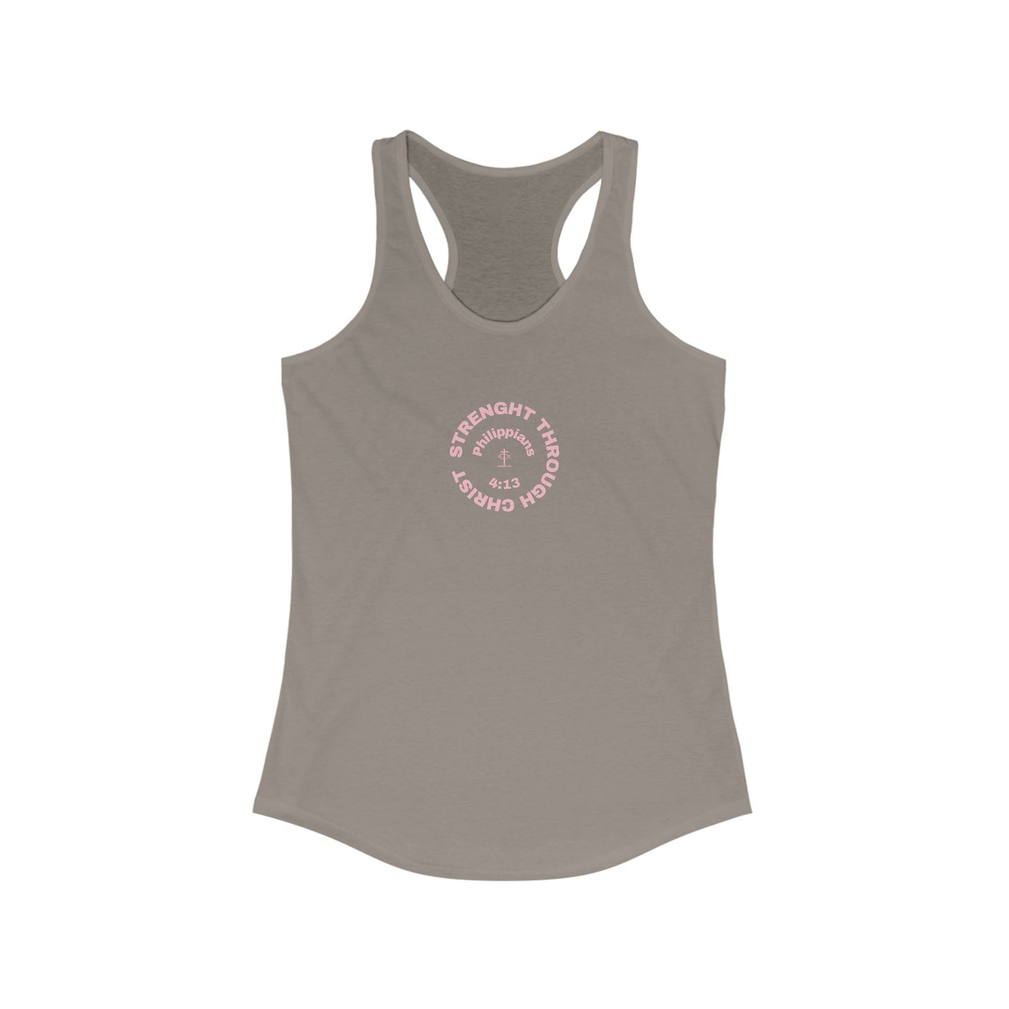 Women’s Racerback Tank Top - Strength Through Challenge