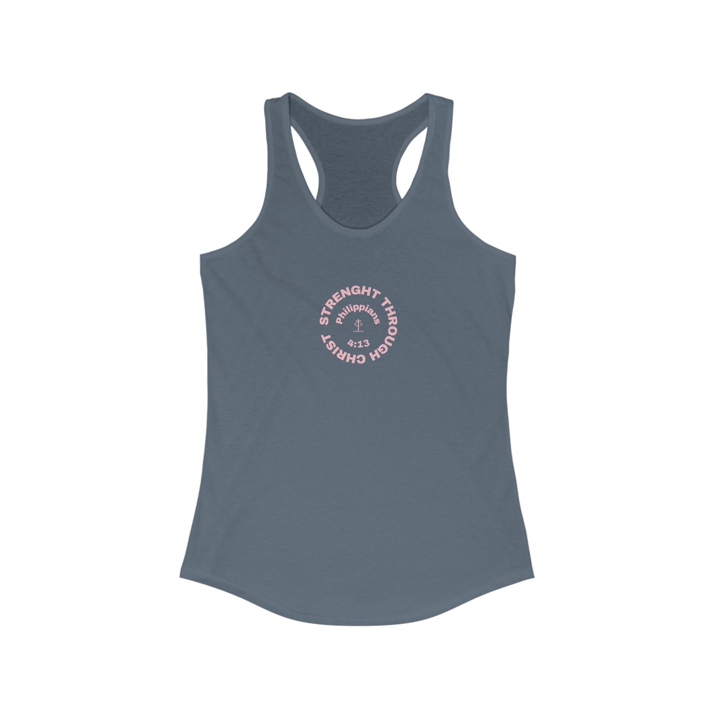 Women’s Racerback Tank Top - Strength Through Challenge