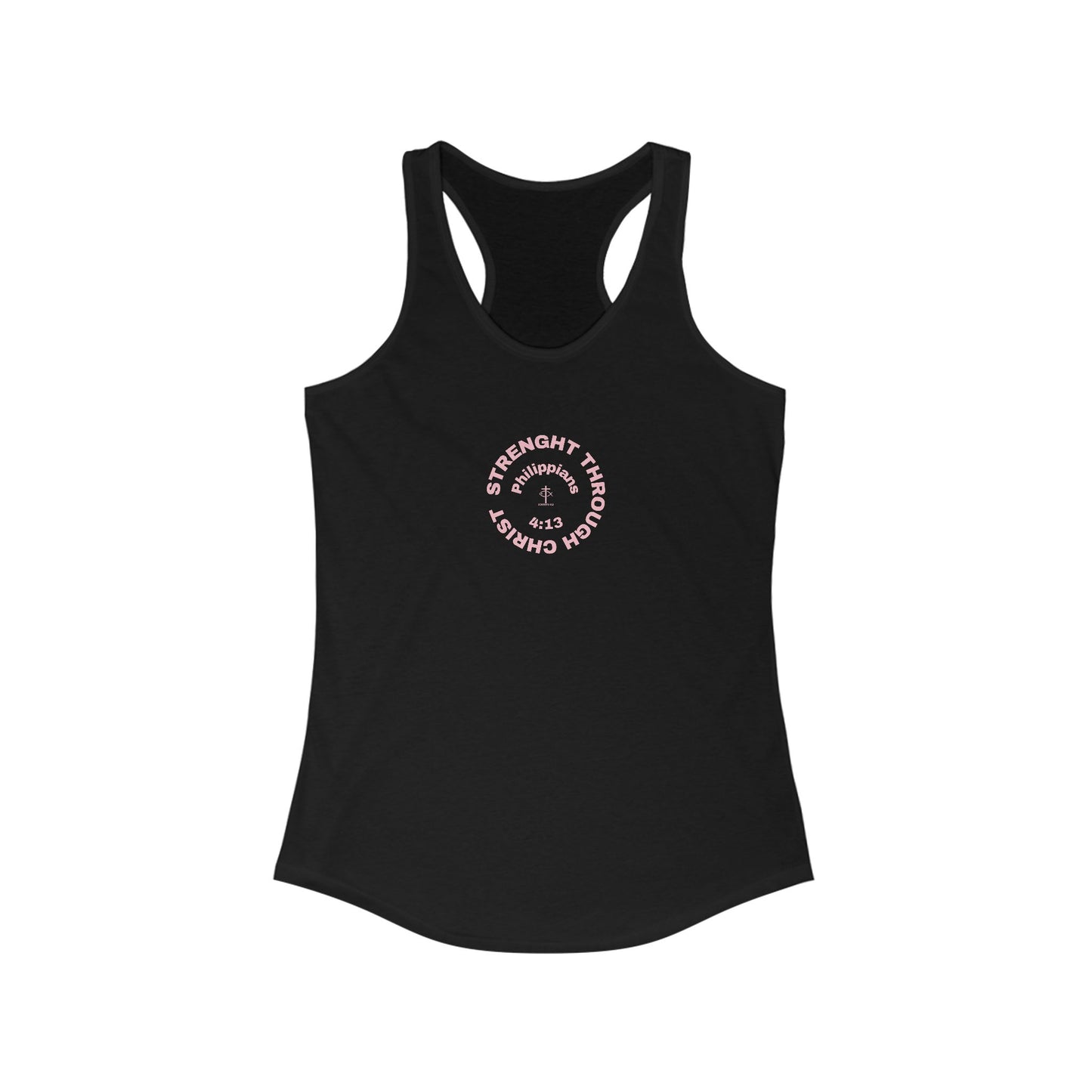 Women’s Racerback Tank Top - Strength Through Challenge