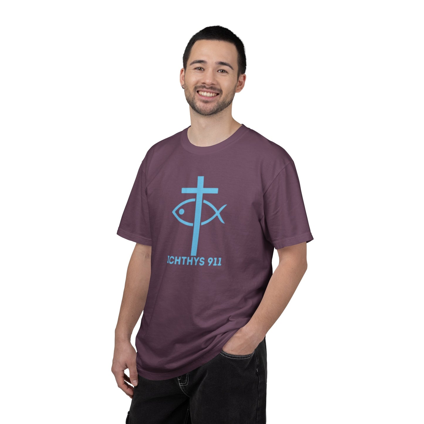 Copy of 13th Disciple - Blue Font - Unisex Garment Dyed T-Shirt - 100% US Cotton - Men T-Shirt - Christian Women Tee - Faith-Inspired Shirt - Christian Fashion - Wear Your Faith - Additional Colors Added