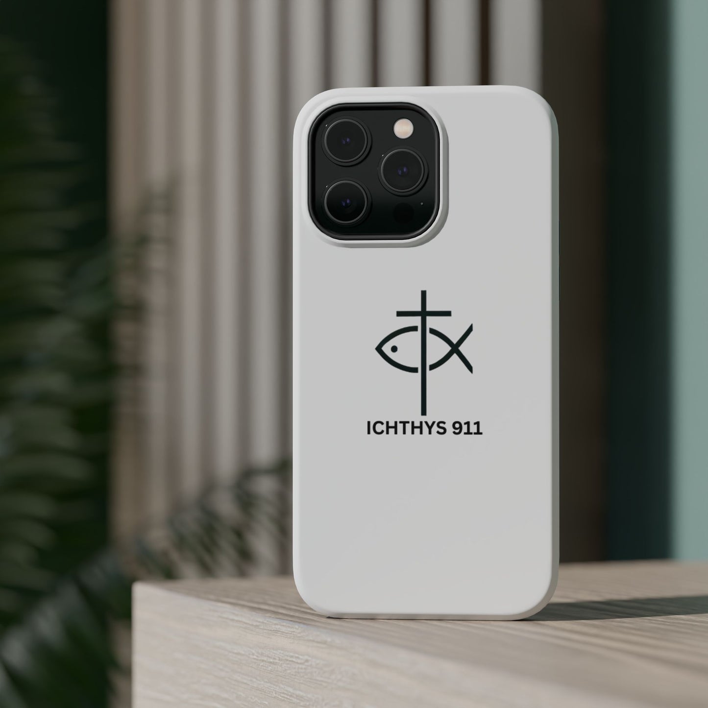 Stylish Magnetic Tough Case with Ichthys Design - Durable & Protective Phone Accessory