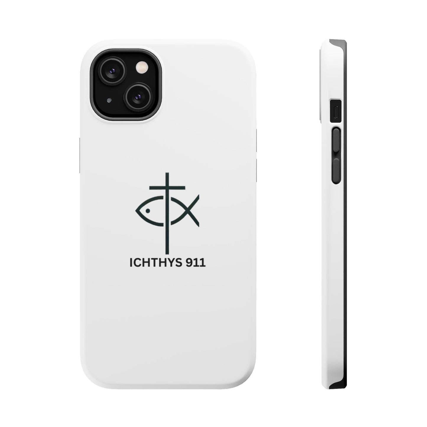Stylish Magnetic Tough Case with Ichthys Design - Durable & Protective Phone Accessory