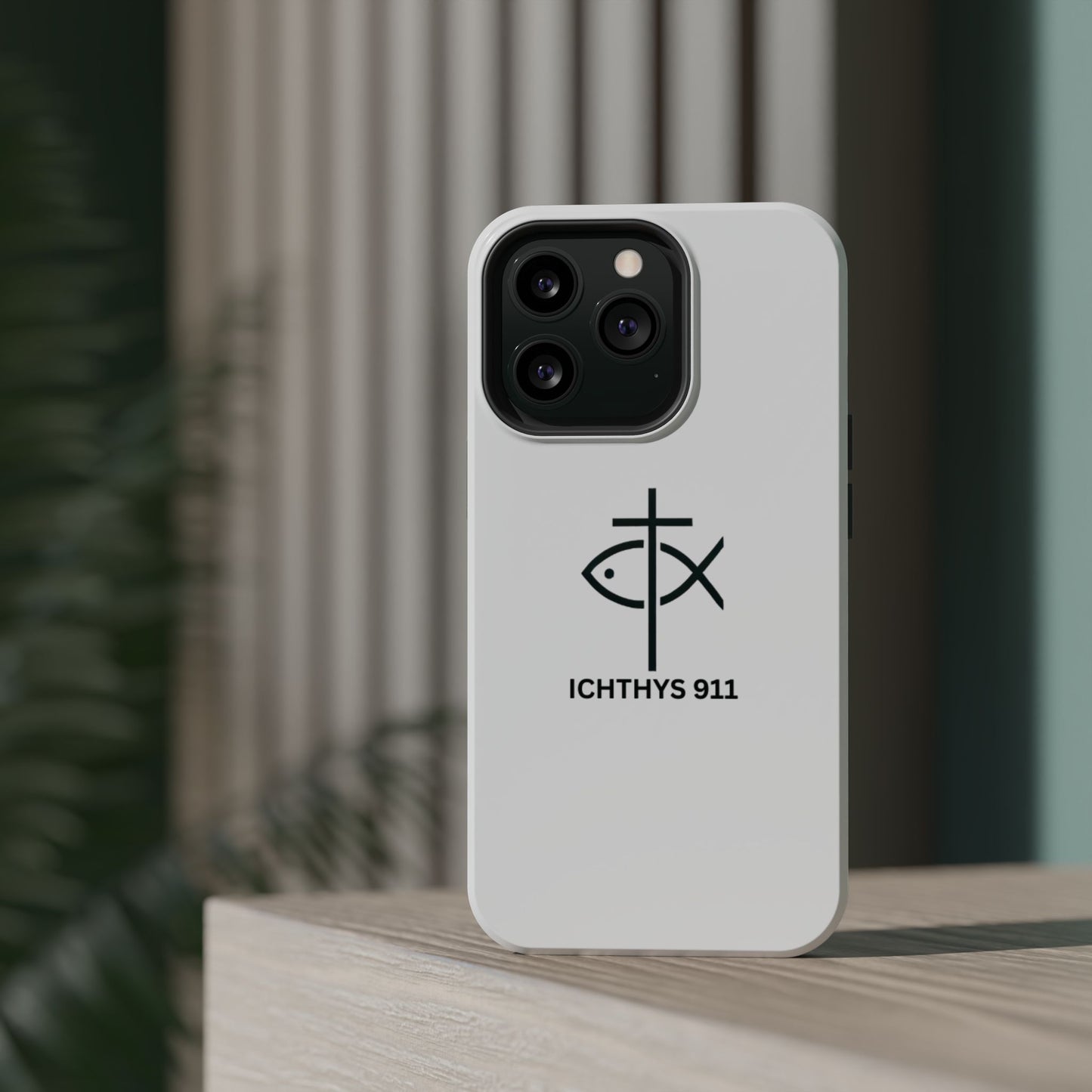 Stylish Magnetic Tough Case with Ichthys Design - Durable & Protective Phone Accessory