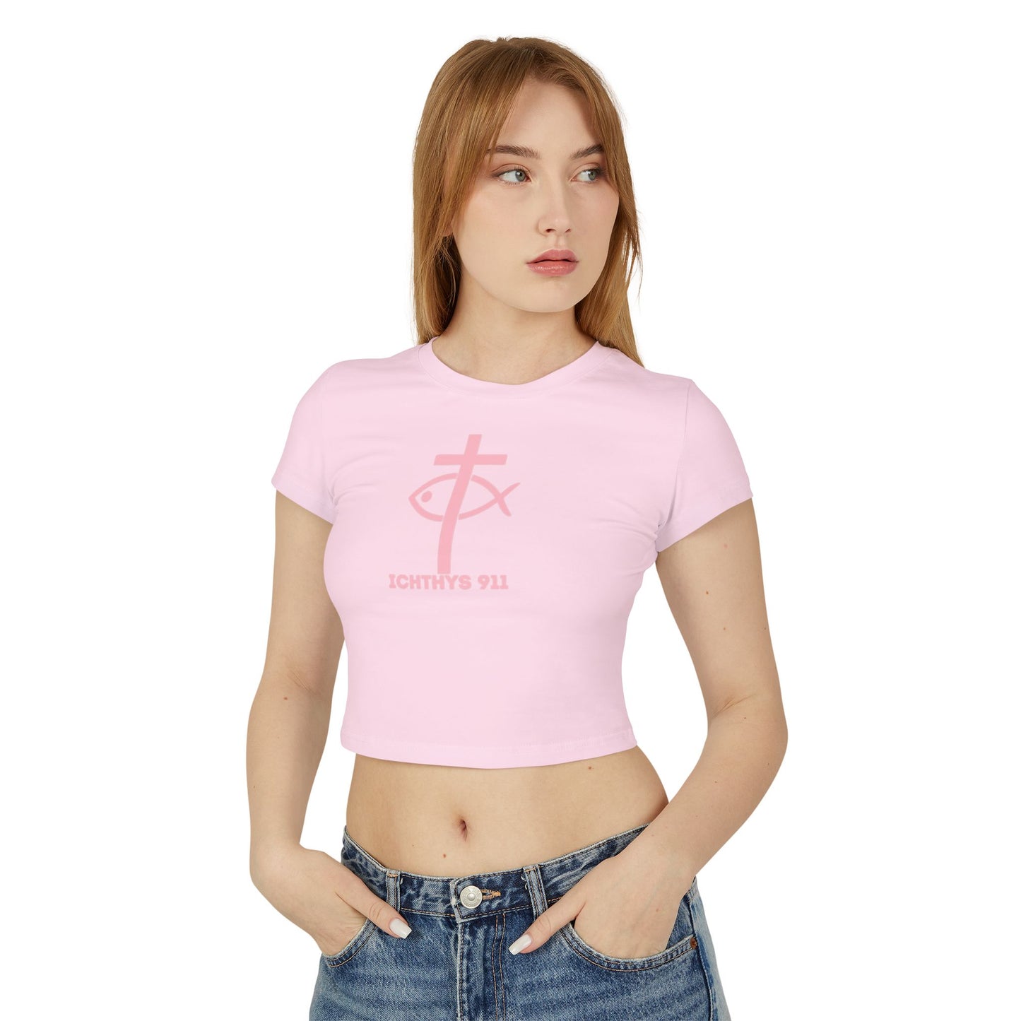 Faith Hope Love Women's Baby Tee - Inspirational Graphic Crop Top