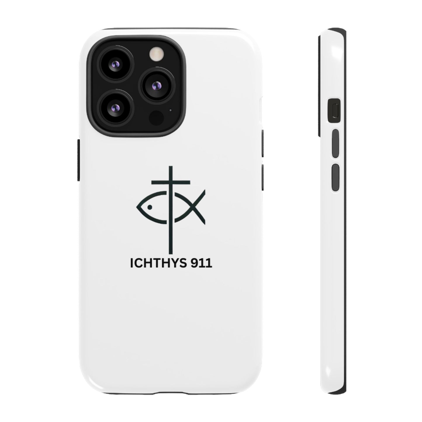 Christian Faith iPhone Case - ICHTHYS 911 Tough Phone Case