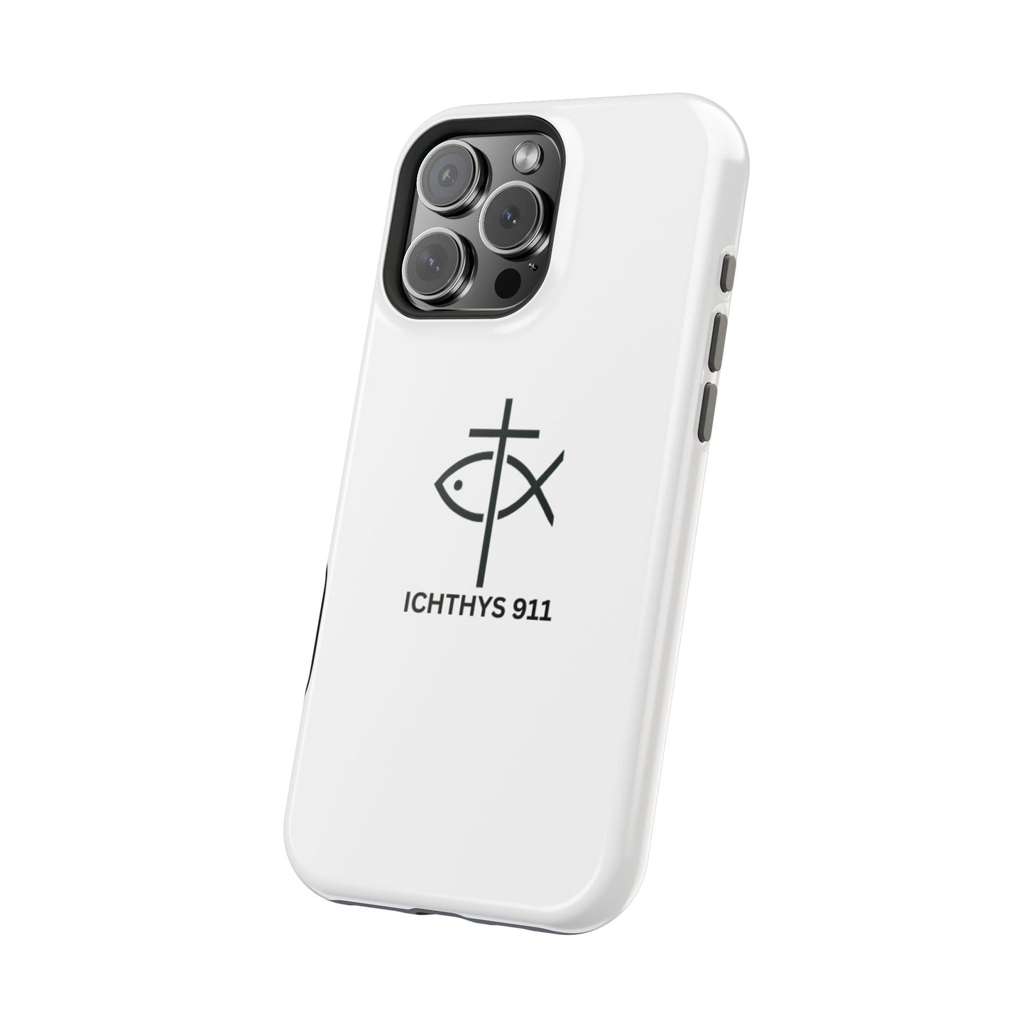 Stylish Magnetic Tough Case with Ichthys Design - Durable & Protective Phone Accessory