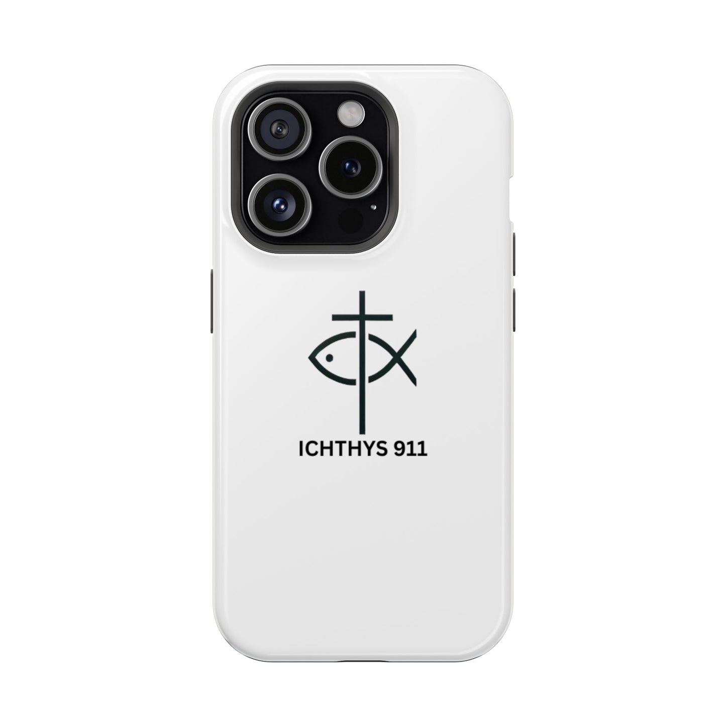 Stylish Magnetic Tough Case with Ichthys Design - Durable & Protective Phone Accessory