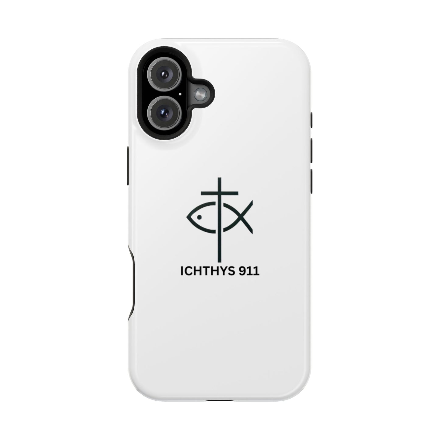 Stylish Magnetic Tough Case with Ichthys Design - Durable & Protective Phone Accessory