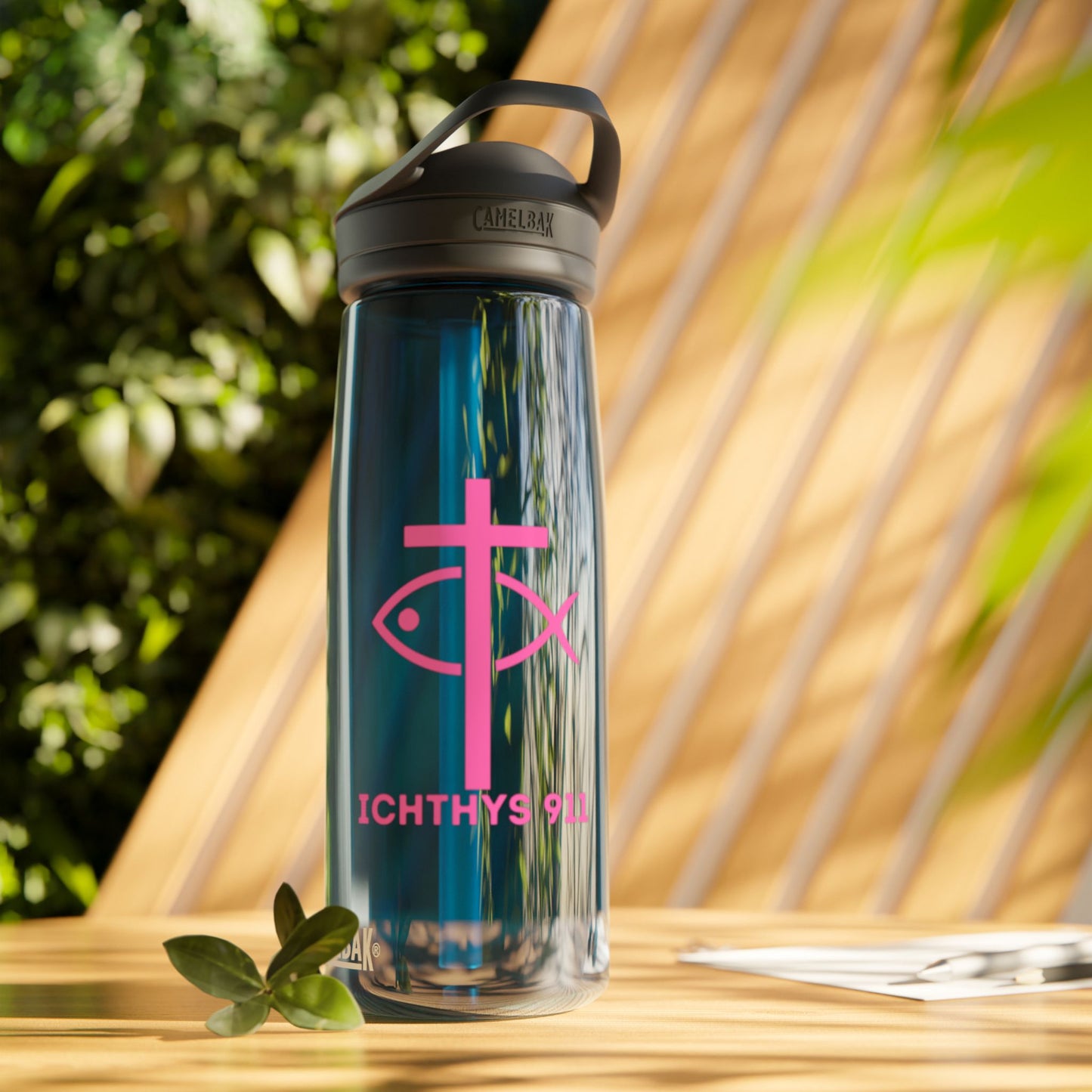 Inspirational ICHTHYS 911 CamelBak Eddy® Water Bottle - 20oz/25oz