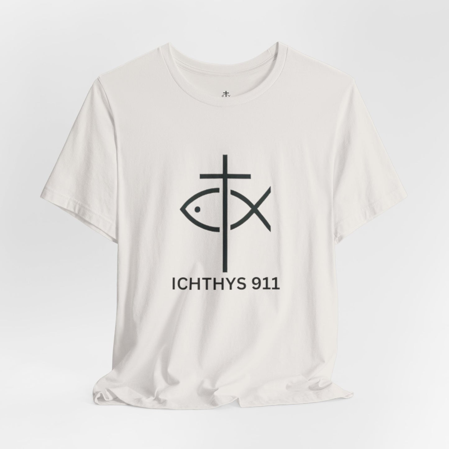 ICHTHYS 911 - Lightweight fabric - Unisex - 100% Airlume combed and ring-spun cotton - Light weight T-Shirt - Faith & Strength