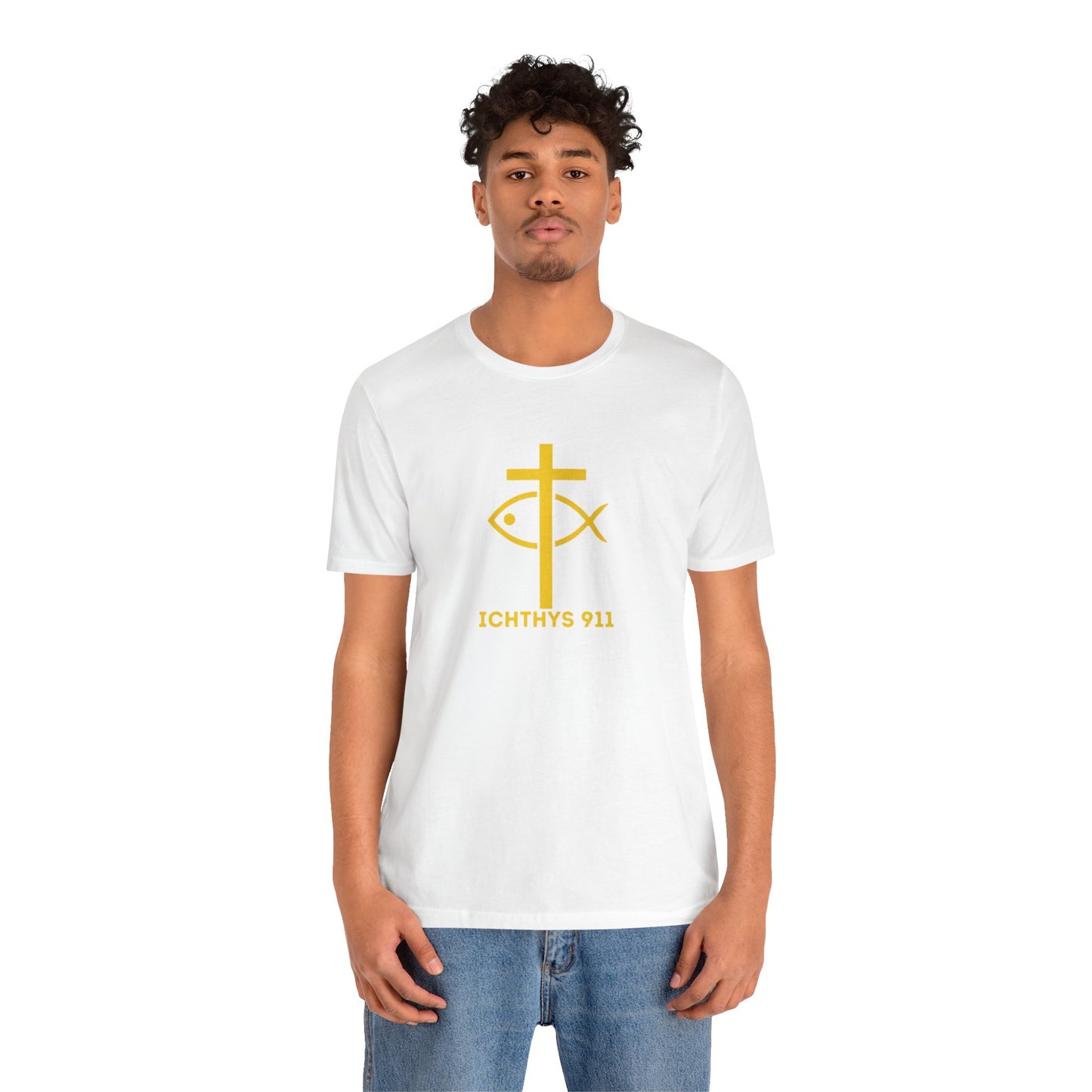"Roll With God" - Unisex T- Shirt - Lightweight 100% Cotton - Summer T - Arm Form Fitting - Men T- Shirt - Women T-Shirt - Christian T-Shirt - Love Like Jesus - ICHTHYS 911 Design